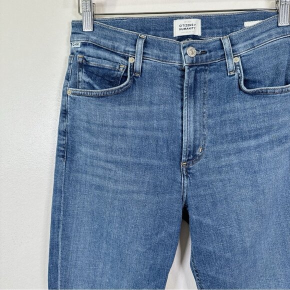 Citizens of Humanity Womens Size 27 Isola High-Rise Straight Slim Crop Jeans - Picture 4 of 16